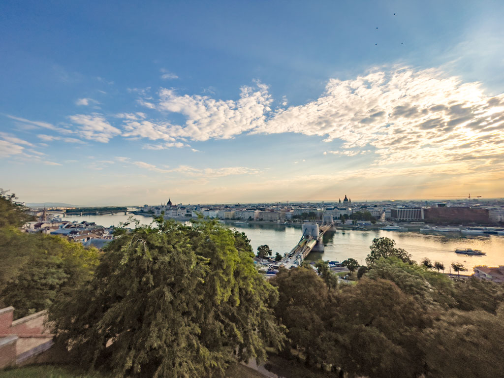 pest viewed from fisherman's bastion buda castle hill budapest hungary - laugh travel eat