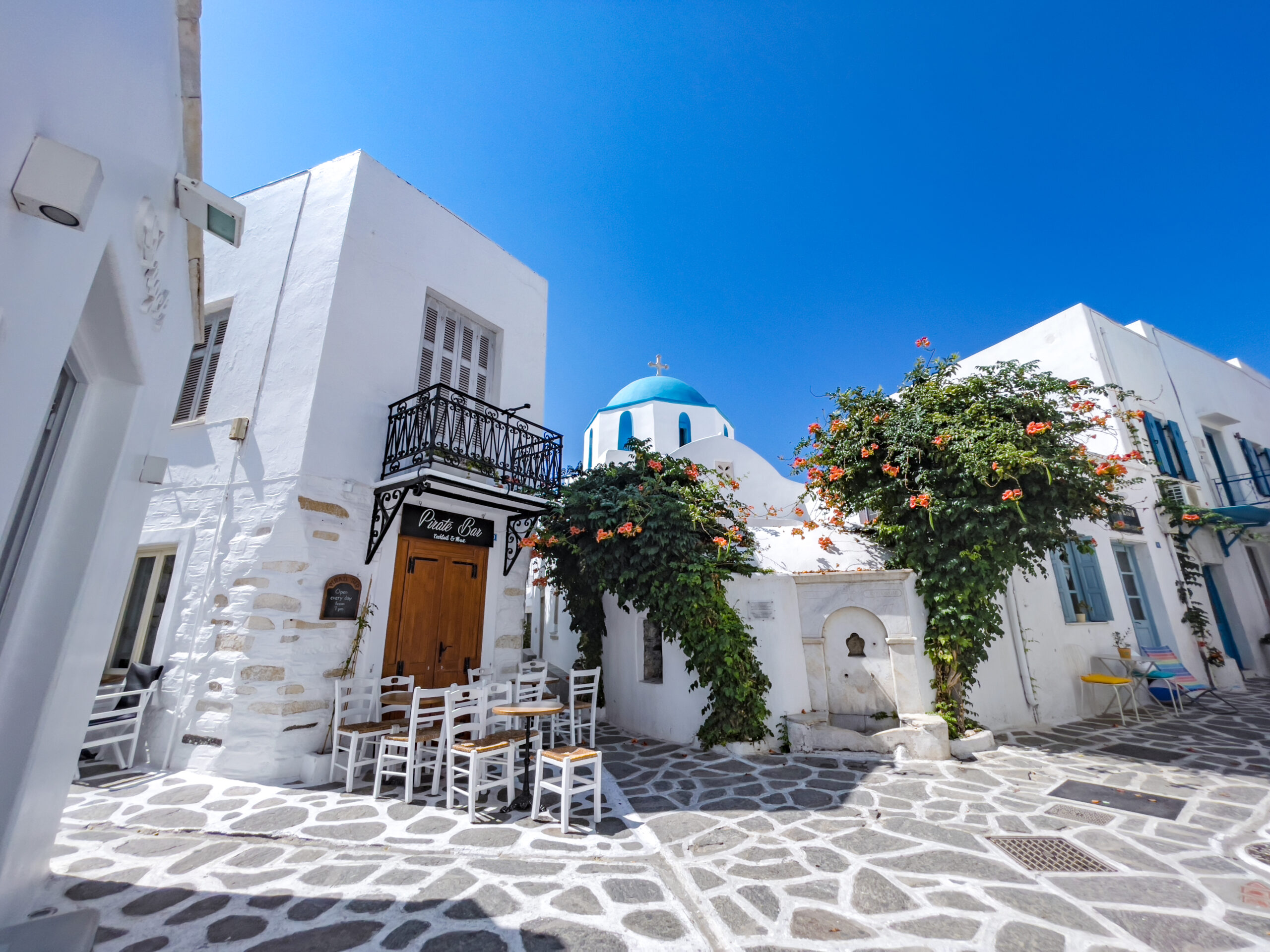 streets of parikia Paros greece - laugh travel eat-2