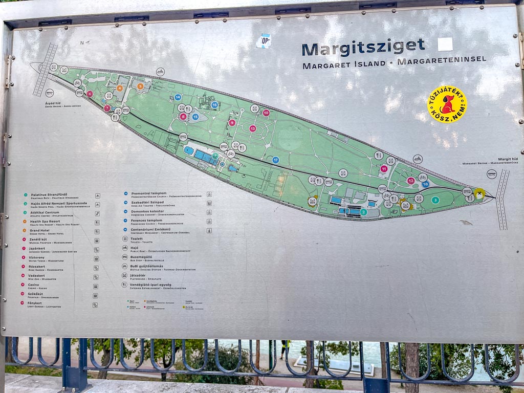 sunset margaret island budapest hungary - laugh travel eat