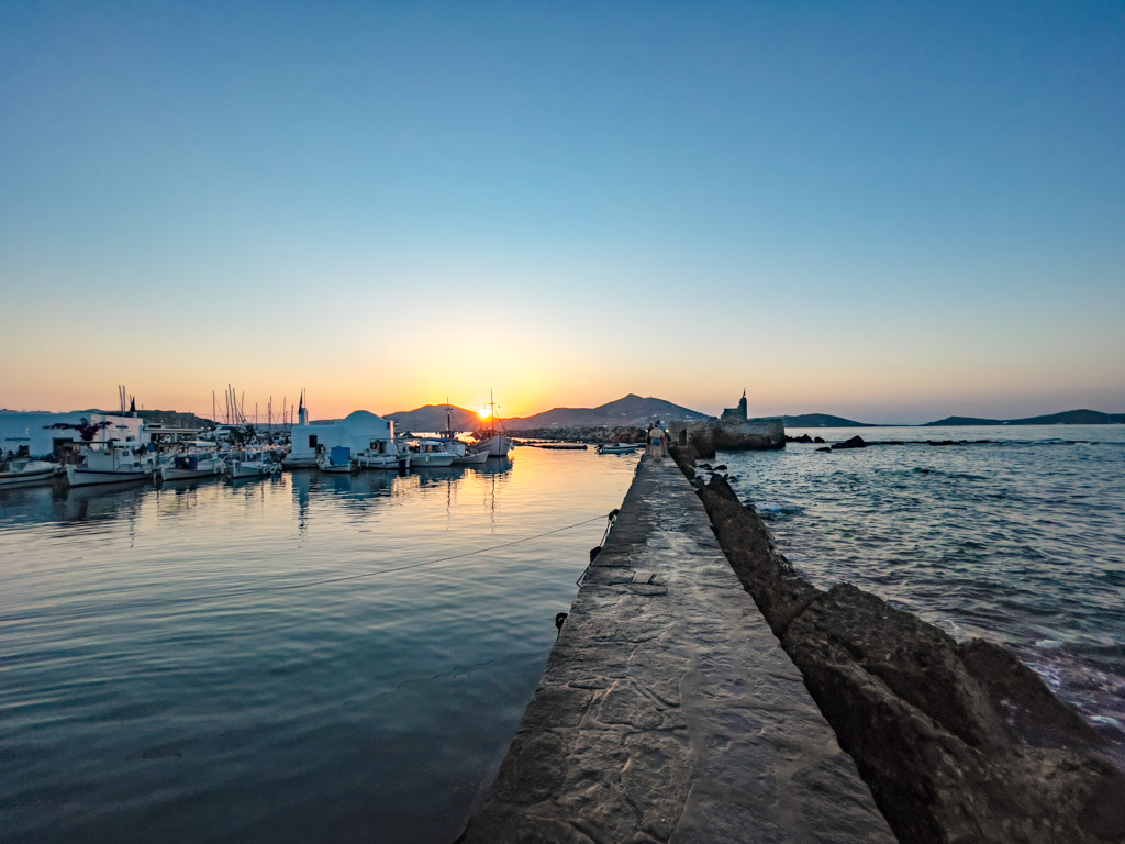 venetian castle naoussa Paros greece - laugh travel eat