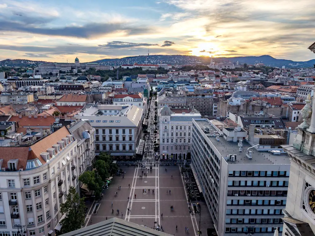 view from top of st stephen's bascilica budapest hungary - laugh travel eat-2