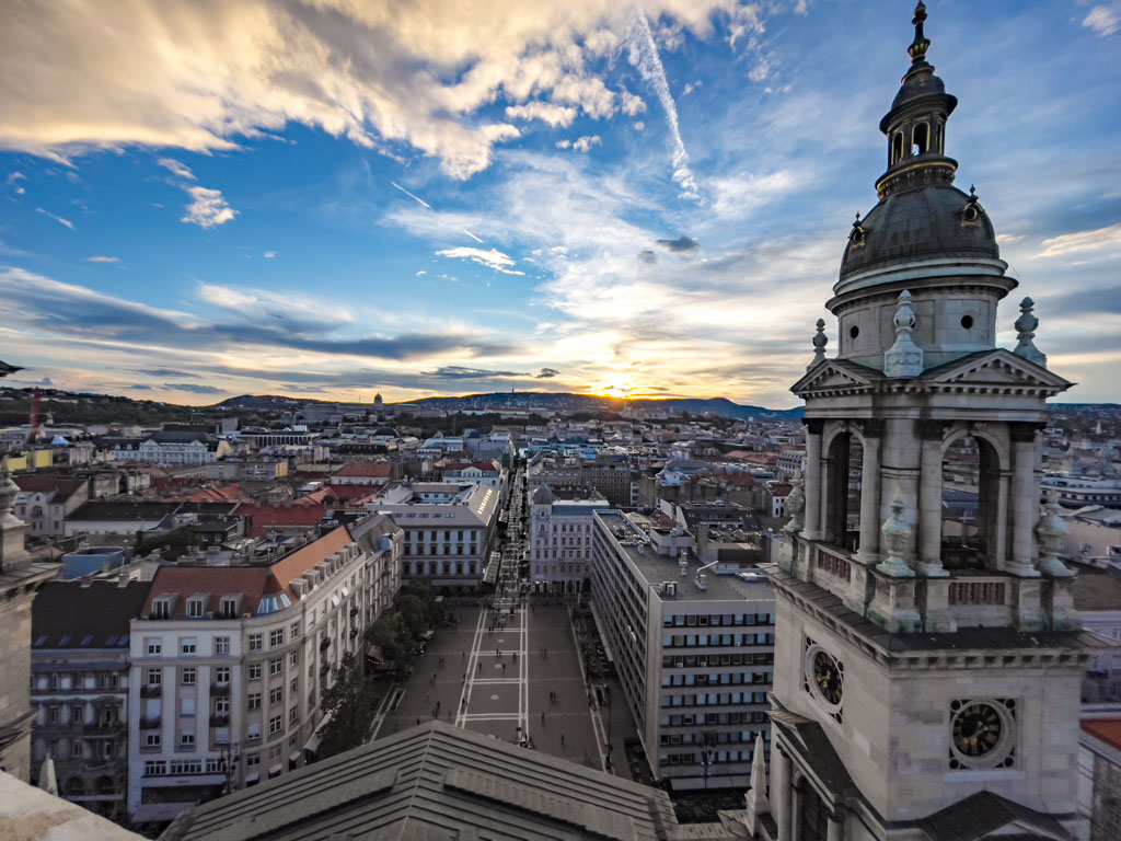 view from top of st stephen's bascilica budapest hungary - laugh travel eat-3