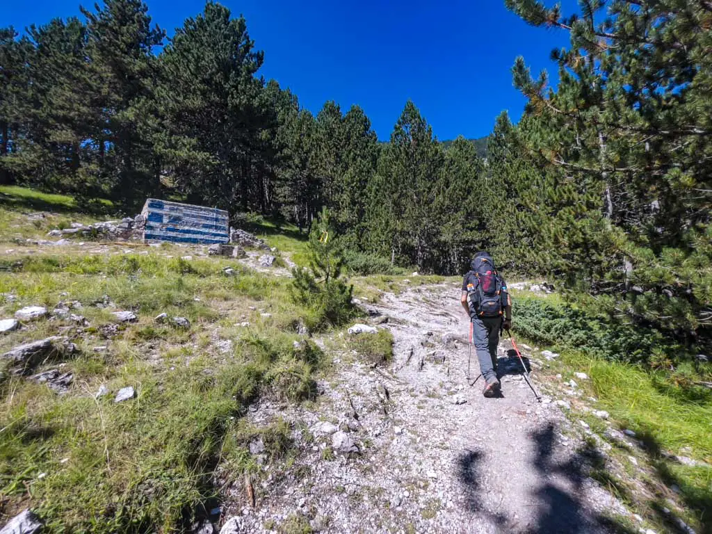 Gortsia Trail Start to Refuge of Petrostrouga mount olympus litochoro greece - laugh travel eat-7