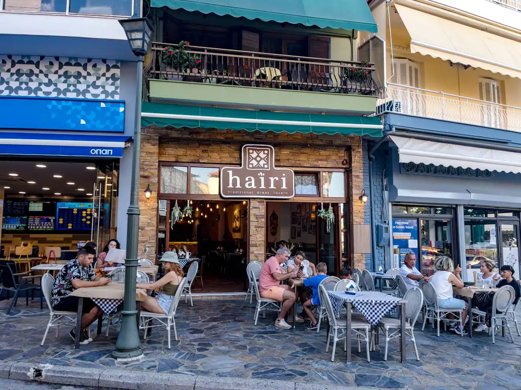 Hairi restaurant litochoro greece - laugh travel eat