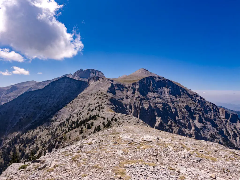 Skourta peak mount olympus litochoro greece - laugh travel eat