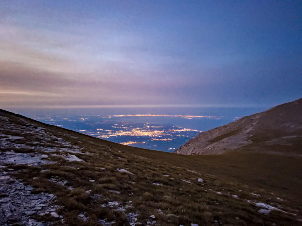 sunset by Chondronmesorachi Ridge mount olympus litochoro greece - laugh travel eat-6