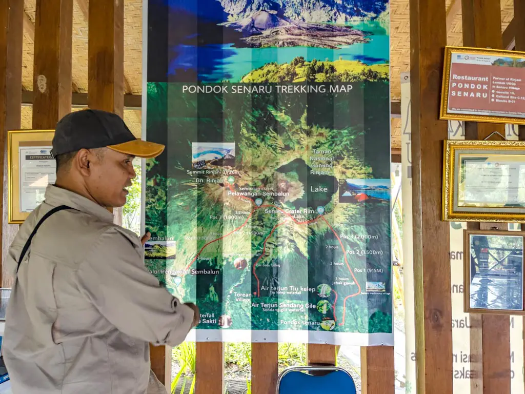 briefing hajar trekking mount rinjani senaru lombok indonesia - laugh travel eat