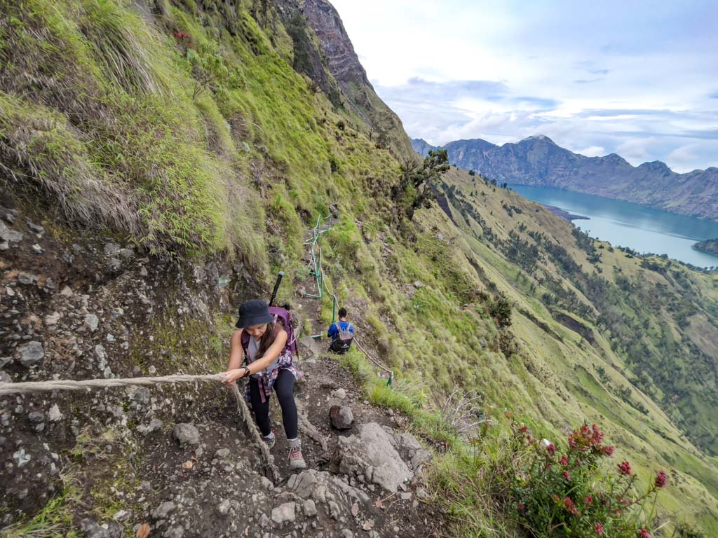 campsite sembalun to crater lake mount rinjani trek lombok indonesia - laugh travel eat