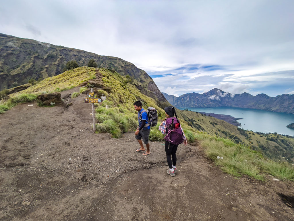 campsite sembalun to crater lake mount rinjani trek lombok indonesia - laugh travel eat