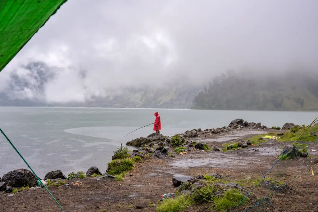 crater lake mount rinjani trek lombok indonesia - laugh travel eat