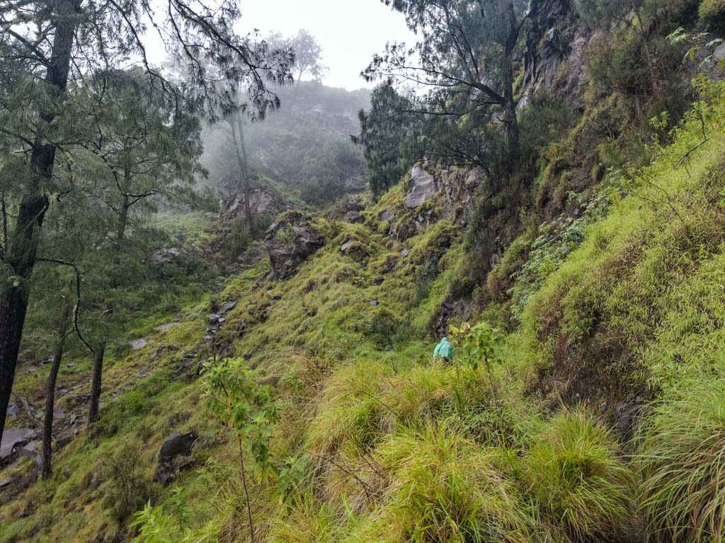 crater lake to senaru route campsite mount rinjani trek lombok indonesia - laugh travel eat