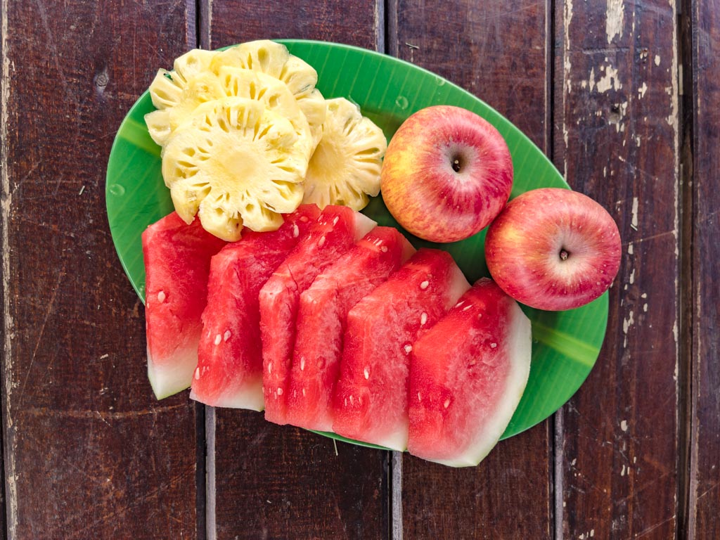 lunch pos 2 sembalun route mount rinjani trek lombok indonesia - laugh travel eat