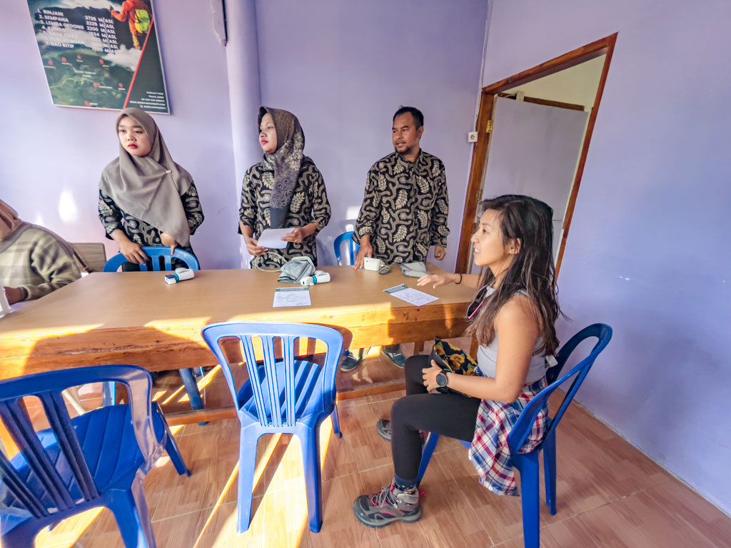 medical check mount rinjani trek senaru lombok indonesia - laugh travel eat