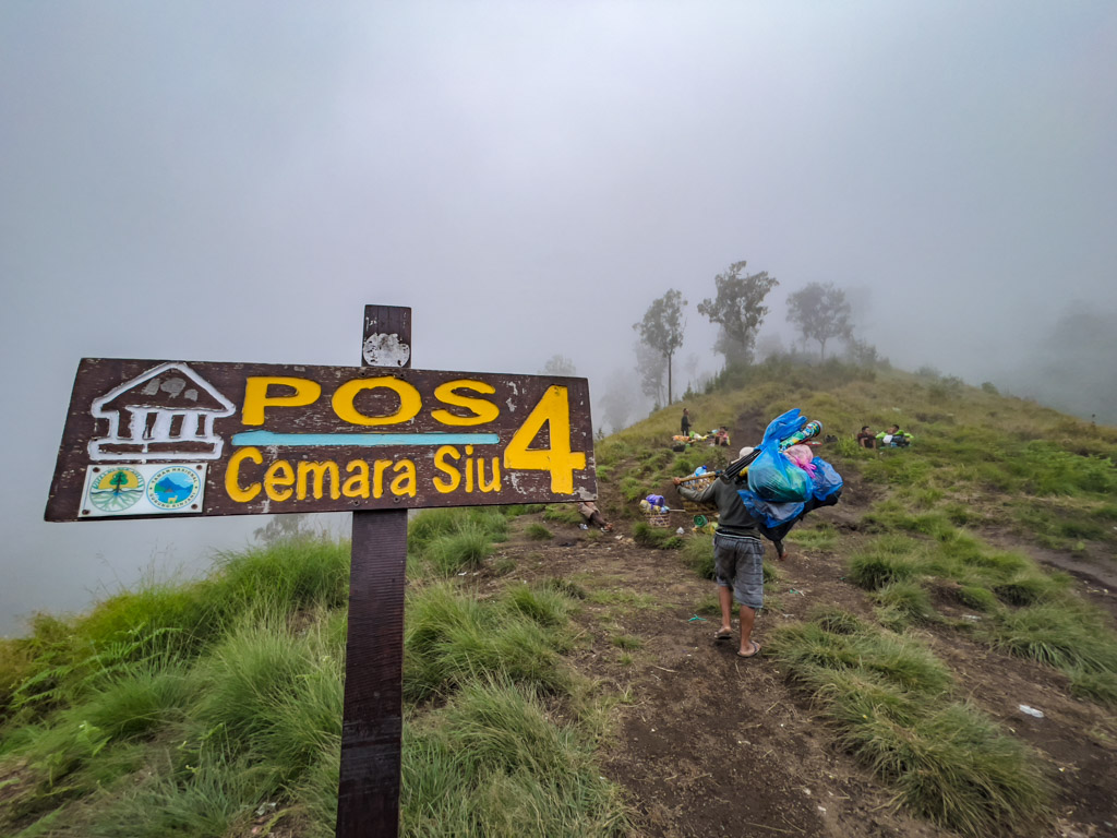 pos 4 sembalun route mount rinjani trek lombok indonesia - laugh travel eat