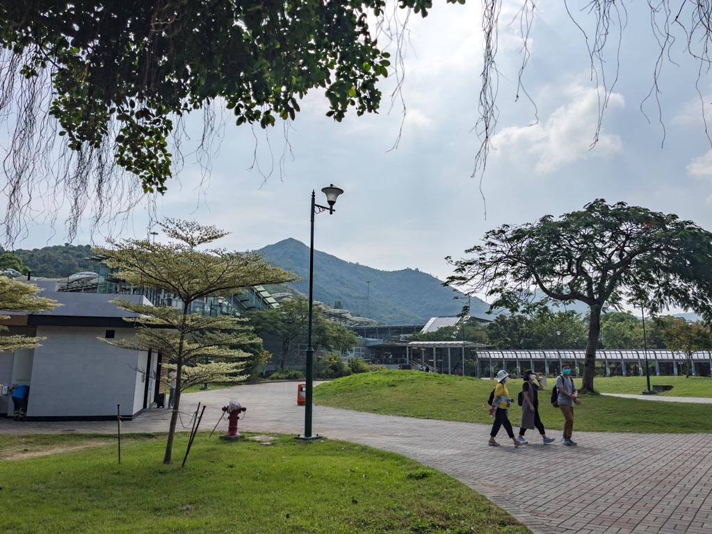 public bathroom sunny bay mtr starting point easter island rock hike lantau island hong kong - laugh travel eat