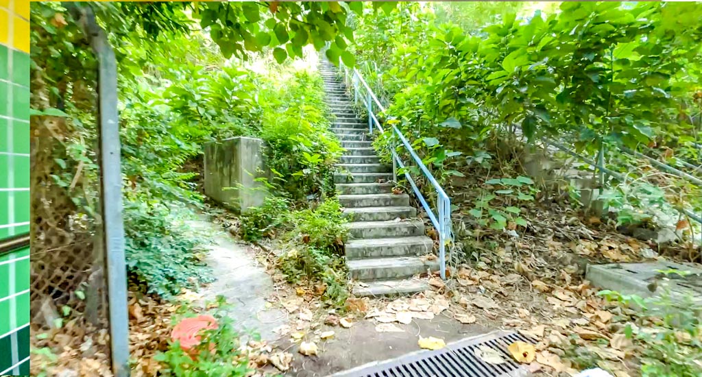 public bathroom sunny bay mtr to starting point easter island rock hike lantau island hong kong - laugh travel eat