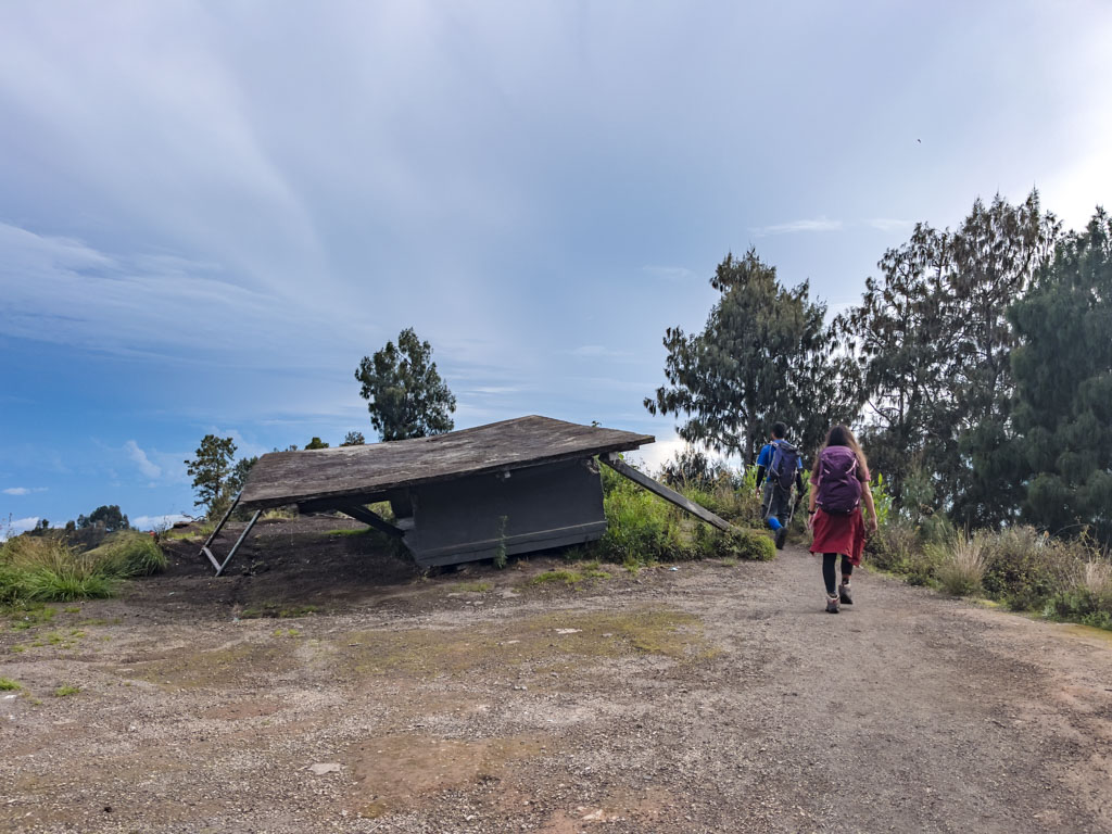summit back to campsite mount rinjani trek lombok indonesia - laugh travel eat-