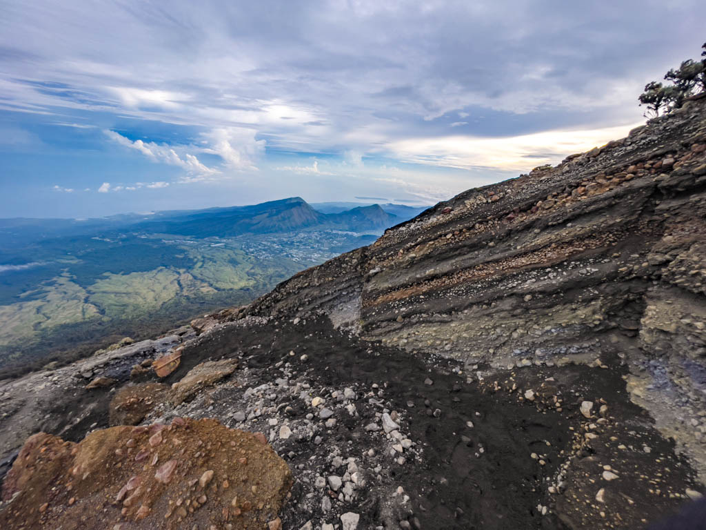 summit back to campsite mount rinjani trek lombok indonesia - laugh travel eat