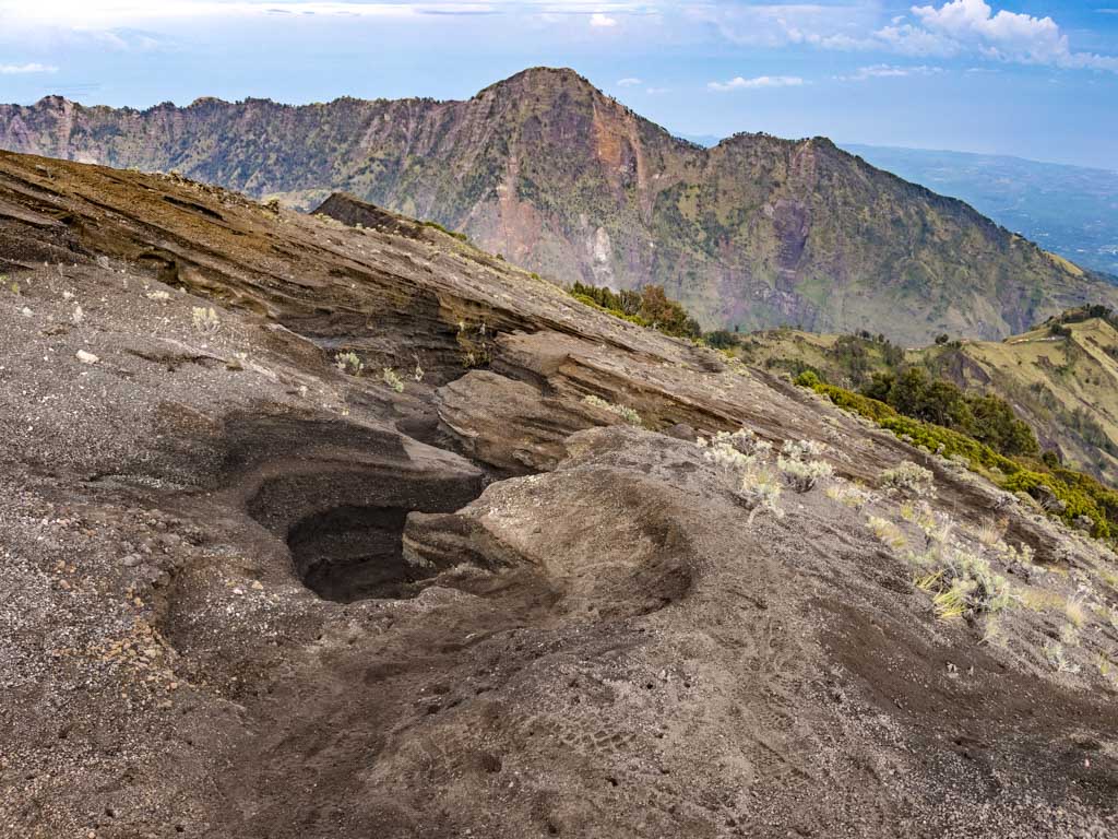 summit back to campsite mount rinjani trek lombok indonesia - laugh travel eat-4