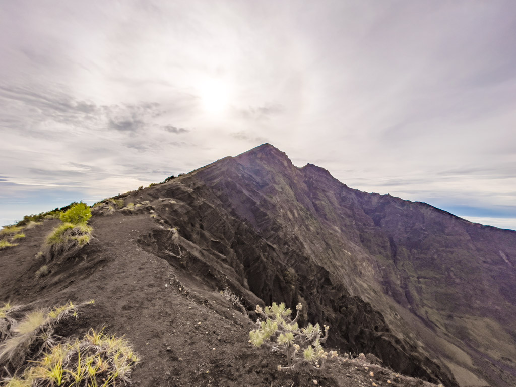 summit back to campsite mount rinjani trek lombok indonesia - laugh travel eat-4