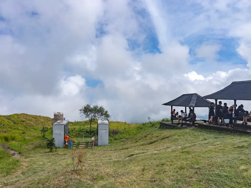 toilet block pos 2 sembalun route mount rinjani trek lombok indonesia - laugh travel eat