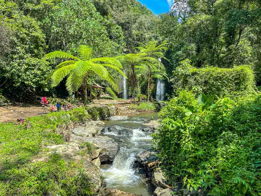 Benang Stokel waterfall Lombok indonesia - laugh travel eat