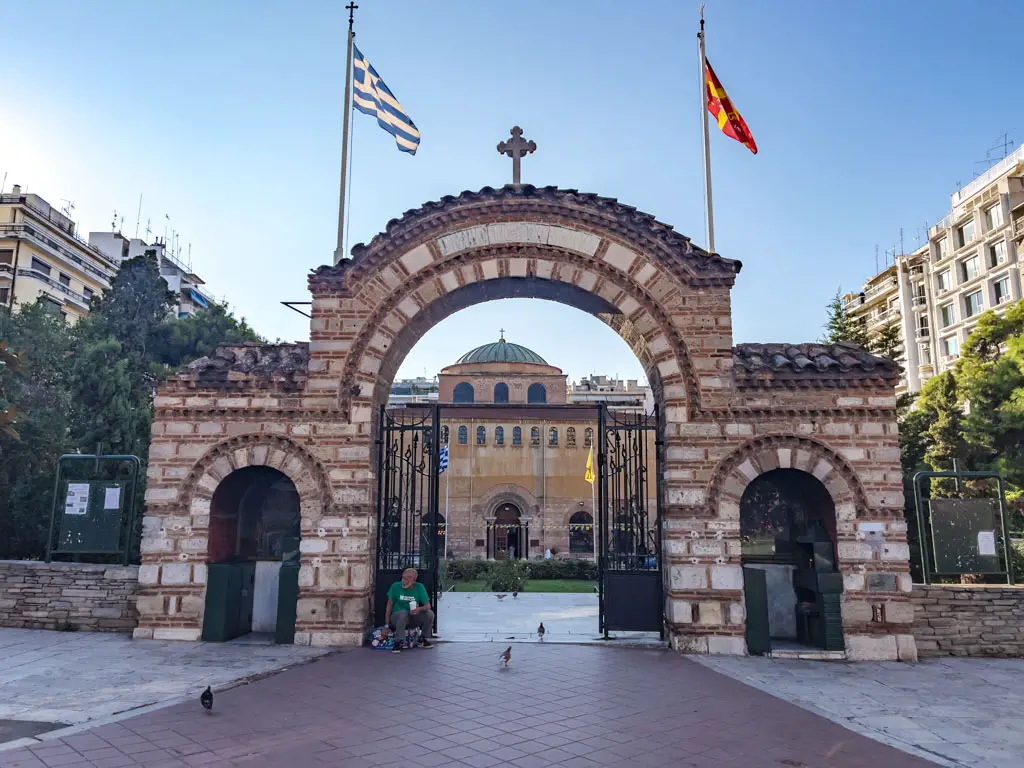 Church of Agia Sofia thessaloniki greece - laugh travel eat