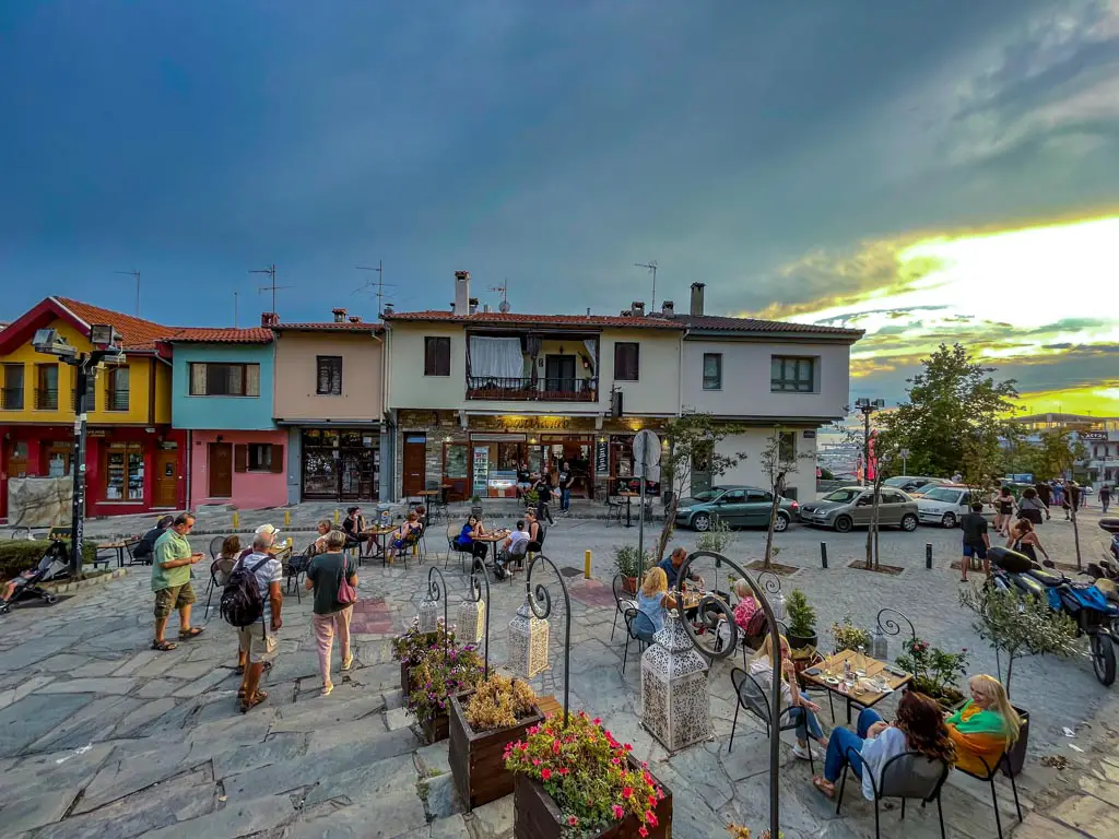 Portara and Anna Palaiologina Gate thessaloniki greece - laugh travel eat