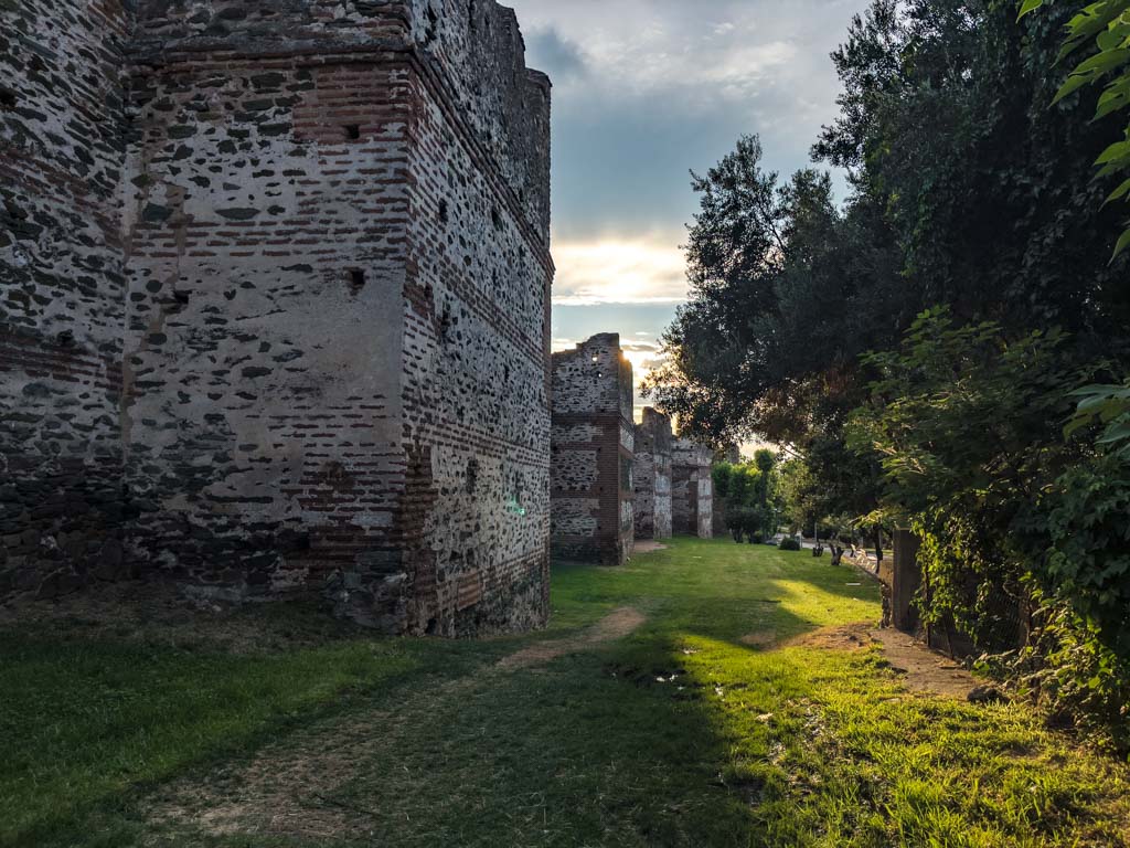 Portara and Anna Palaiologina Gate thessaloniki greece - laugh travel eat