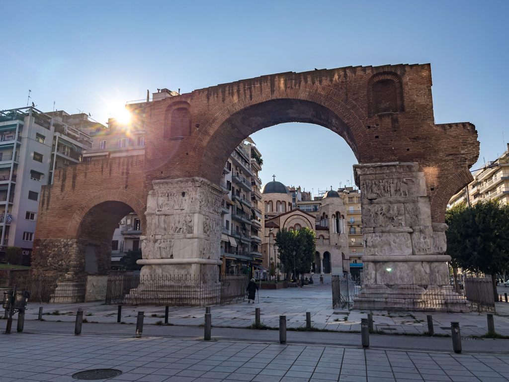 The Arch of Galerius thessaloniki greece - laugh travel eat