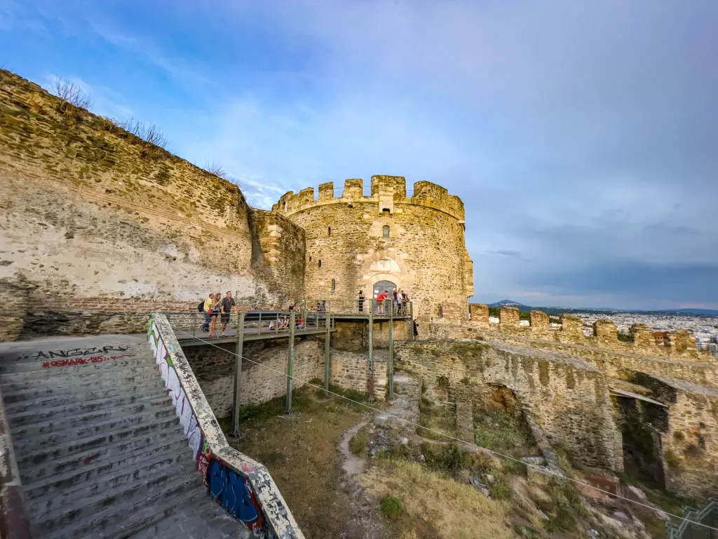 Trigonion (Chain) Tower thessaloniki greece - laugh travel eat