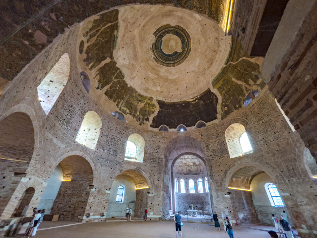 inside Rotunda thessaloniki greece - laugh travel eat