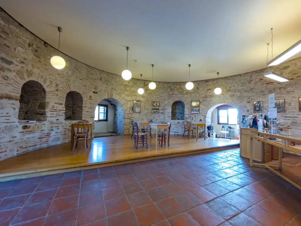 restaurant cafe White Tower thessaloniki greece - laugh travel eat