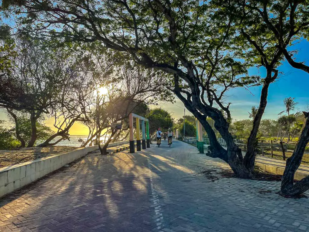 road south side of gili trawangan lombok indonesia - laugh travel eat