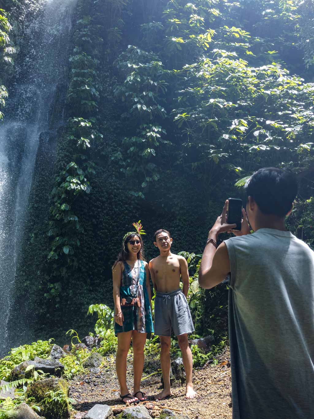 waterfall tour Lombok indonesia - laugh travel eat