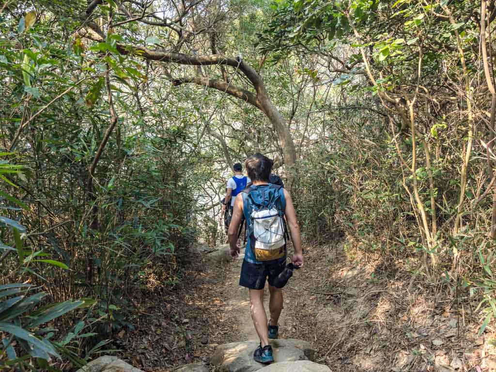 fan lau fort to fan lau village fan lau country trail lantau trail section 8 fan lau hike lantau island hong kong- laugh travel eat