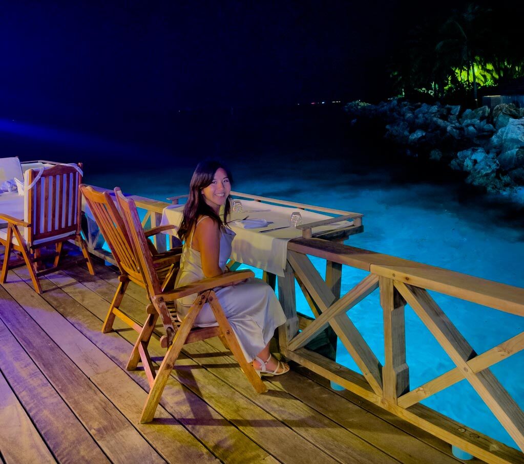 Al Pontile Italian Restaurant Villa Park Sun Island Maldives - laugh travel eat