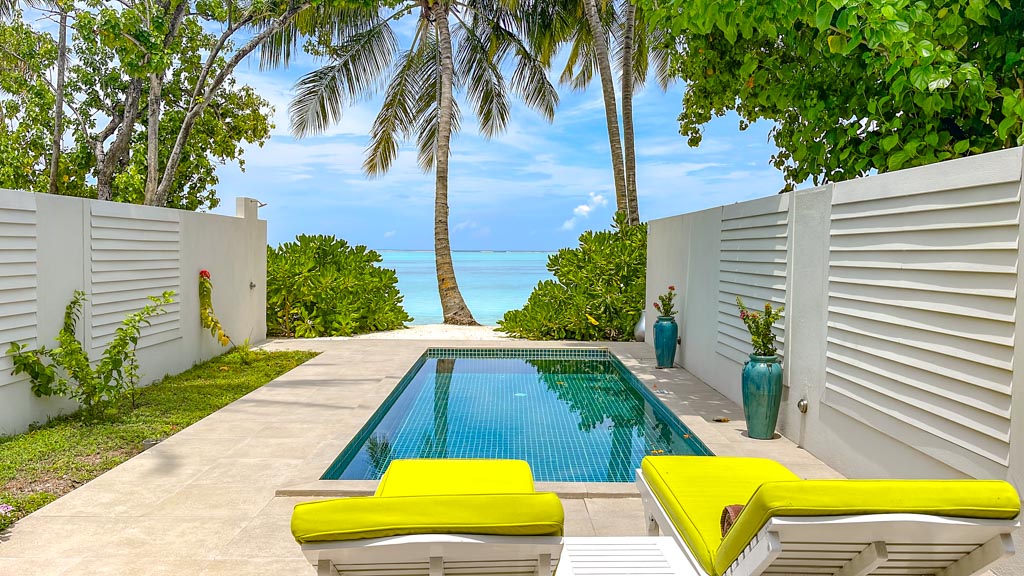 Beach Villa with Private Pool Villa Park Sun Island Maldives - laugh travel eat