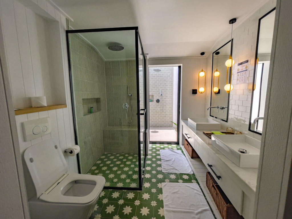 bathroom Beach Villa with Private Pool Villa Park Sun Island Maldives - laugh travel eat