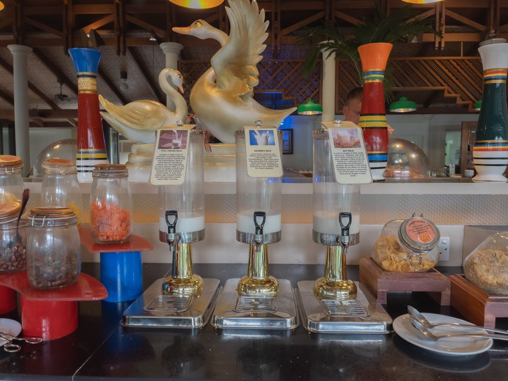 buffet breakfast royal island Maldives - laugh travel eat