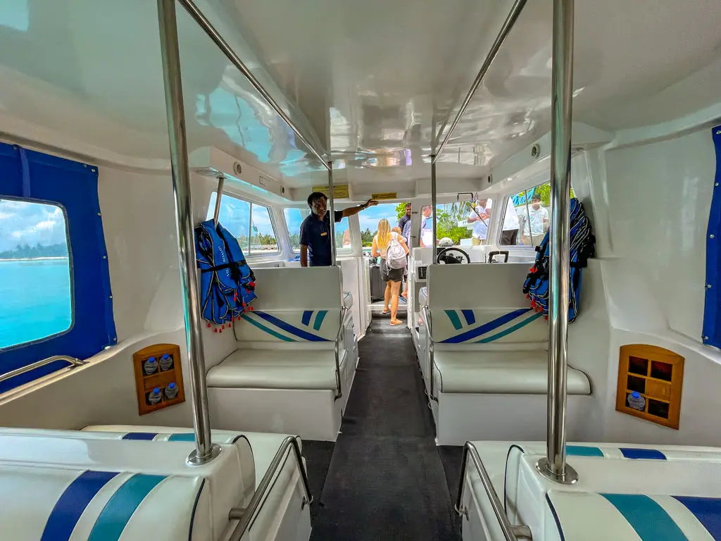 domestic transfer to Villa Park Sun Island Maldives - laugh travel eat