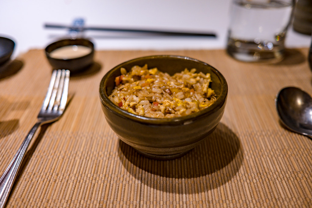 fried rice teppanyaki restaurant Villa Park Sun Island Maldives - laugh travel eat-2