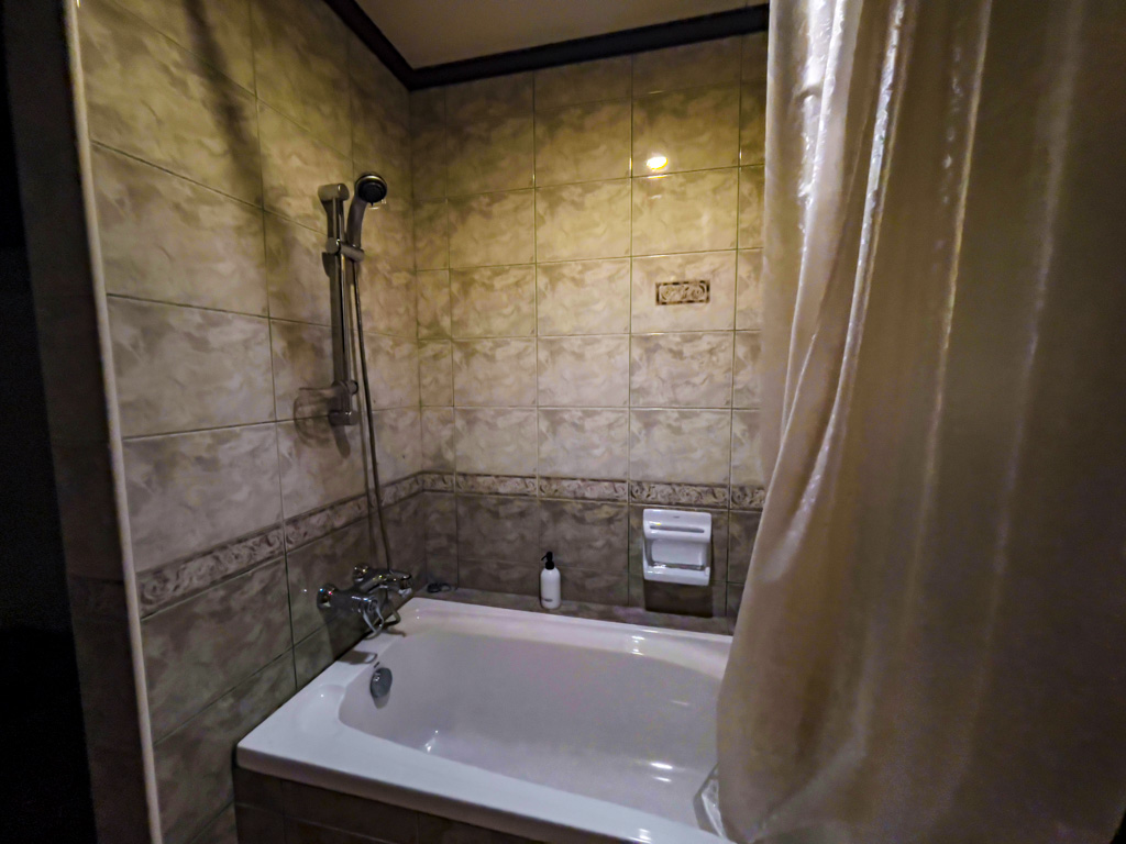 outdoor bathroom beach villa Royal Island Resort Maldives - laugh travel eat