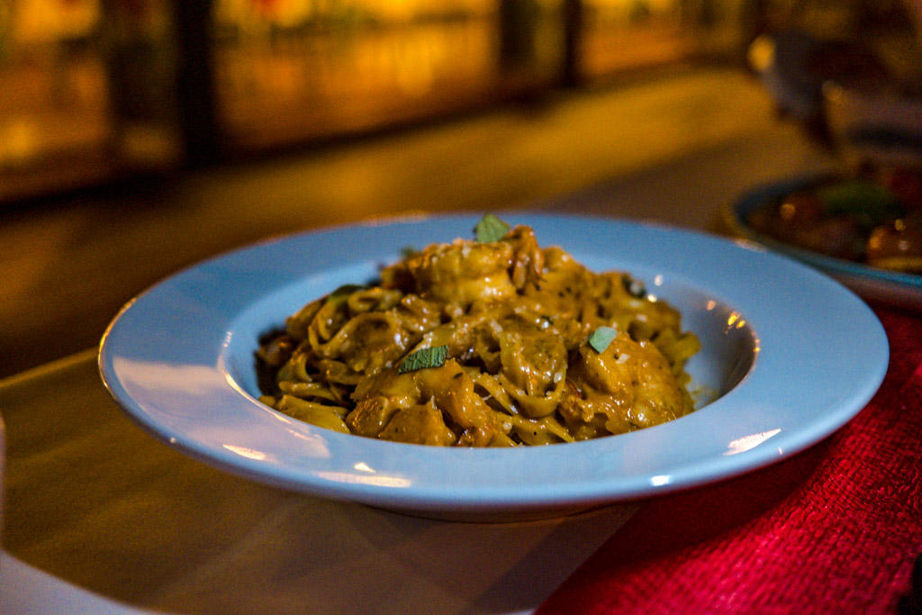 pasta Al Pontile Italian Restaurant Villa Park Sun Island Maldives - laugh travel eat
