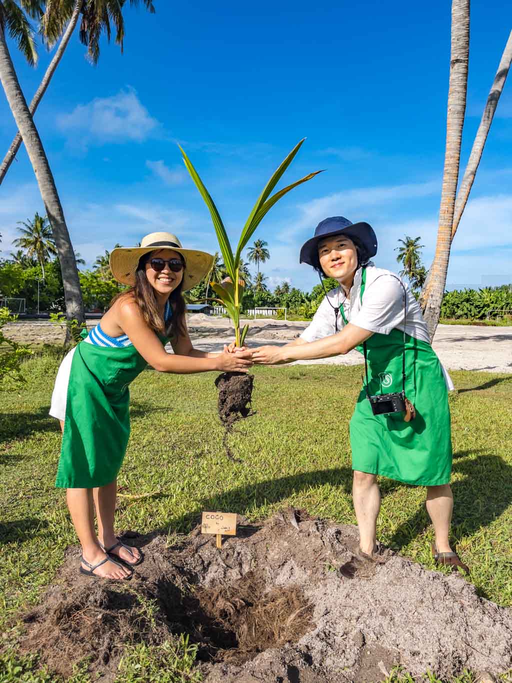 Adopt a Tree Green Fingers Villa Park Sun Island Maldives - laugh travel eat