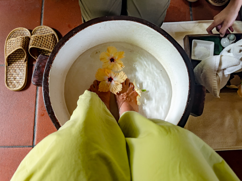 spa treatment royal island Maldives - laugh travel eat