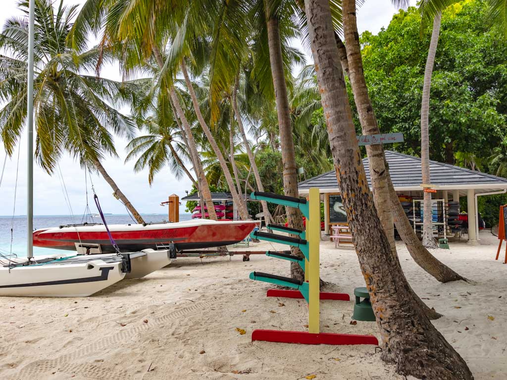 watersports center Royal Island Resort Maldives - laugh travel eat