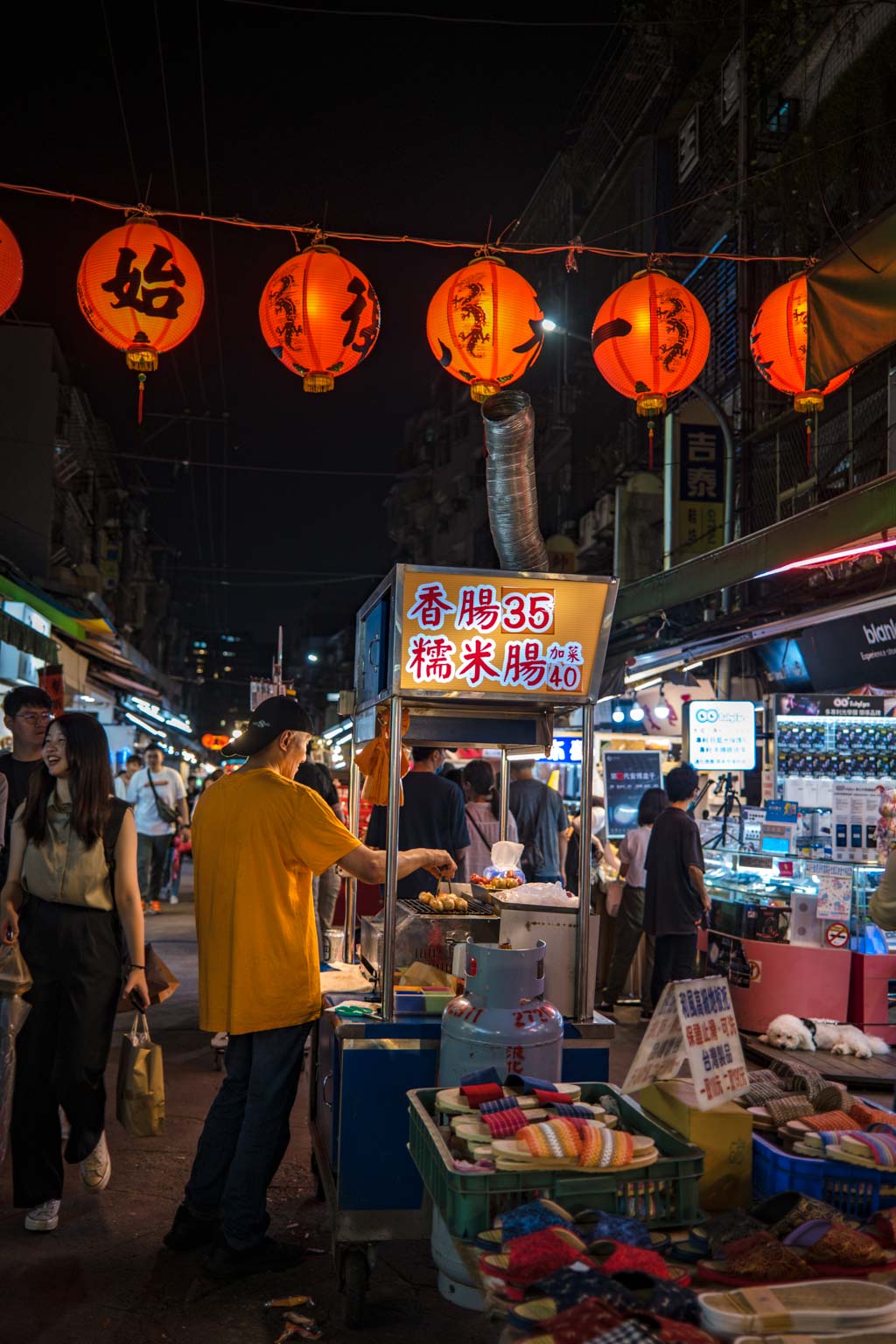 linjiang street Night Market taipei taiwan - laugh travel eat