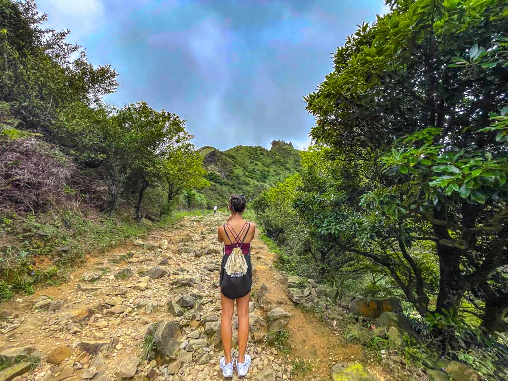 hiking to the peak of teapot mountain hike taiwan - laugh travel eat