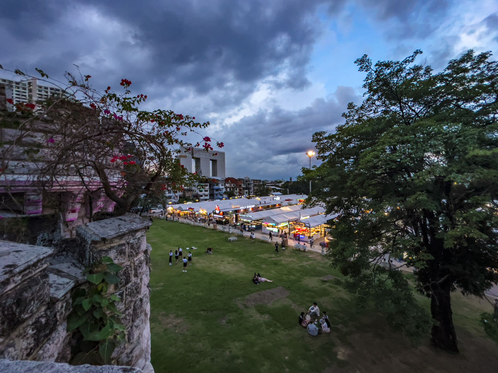 aerial shot jodd fair danNerimat hotel bangkok thailand - laugh travel eat-2